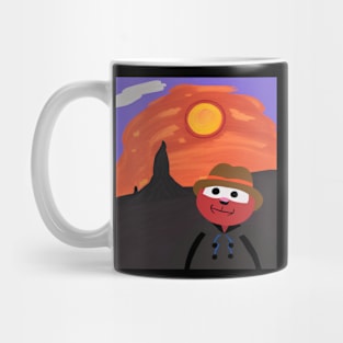 groundhog erupting sun volcano Mug